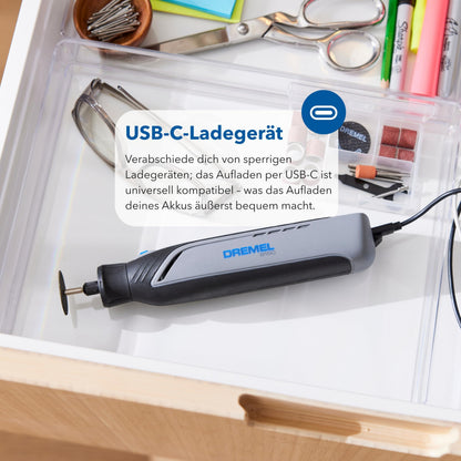 Dremel 8150 Akku-Multitool-Set, bürstenlos, 7,2 V, 20 Zubehöre