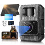 MAXDONE PH960W Wildkamera Solar WLAN 4K 64MP mit Nachtsicht und abnehmbarem Solarpanel