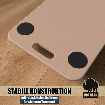 BigDean Möbelroller 3er Set Transportroller 250 kg Rollbrett MDF