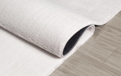 Mias Teppiche Taos Kurzflor-Teppich in Felloptik, Creme, 200 x 280 cm