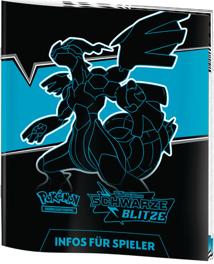 Pokémon Top-Trainer-Box Karmesin & Purpur Schwarze Blitze Zekrom