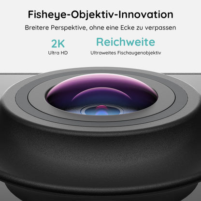 BOIFUN J7 2K WLAN Video-Türklingel mit Kamera und 180° Sichtfeld