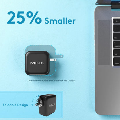 MINIX NEO P3 USB C GaN Wandladegerät - 100W 4-Ports
