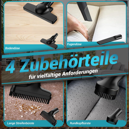 LDHTHOPI Akku-Staubsauger für Makita 18V, 20000 Pa, ohne Akku, Blau
