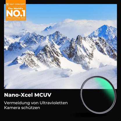 K&F Concept UV-Filter Nano X-Serie 67mm Schott B270 MC Slim