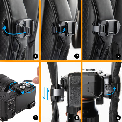 PGYTECH Bettle Kameraclip - Rucksack & Gürtel Schnellwechsel