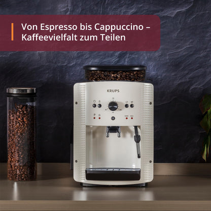 KRUPS Arabica Picto EA810570 Kaffeevollautomat - Weiss