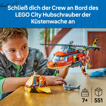 LEGO City Hubschrauber der Küstenwache 60503 Bauset mit 551 Teilen
