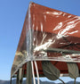 QUICK STAR Pavillon Schutzhaube 3x4 m wasserdicht transparent, PVC-Abdeckung mit Gummizug und Befestigungsbändern