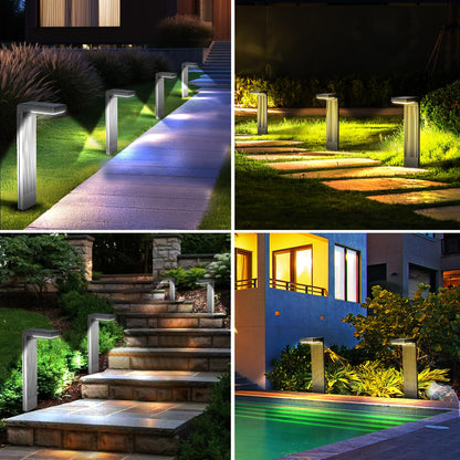 iseeway LED-Solarleuchten für Aussen, 6er-Set, Bewegungsmelder, IP65