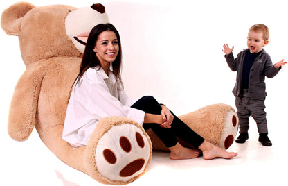 MKS XXL Teddybär Kuscheltier 200cm mit waschbarem Bezug