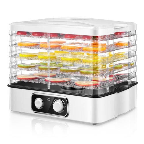 FOHERE Dörrautomat GGJ-320A Dörrgerät mit 5 Einlegefächern, 35–70 °C