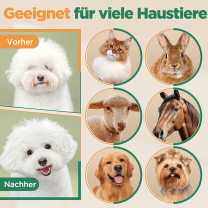 Gimars Hundeschermaschine 6-in-1 Set, kabellos, 7000 U/min, leise