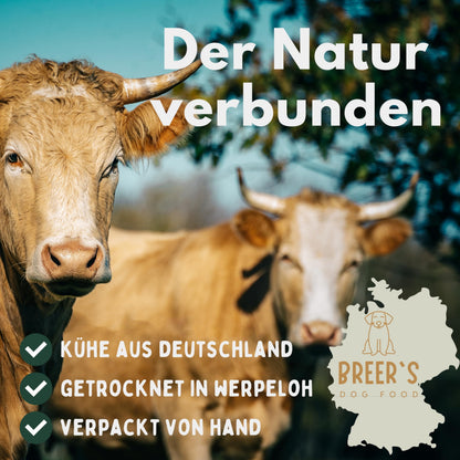 TIER HELDEN getrocknete Rinderkopfhaut für Hunde 25 cm, 5 kg