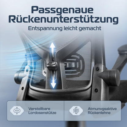 CLOUVOU SmartSeat Ergonomischer Bürostuhl – Testsieger 150kg