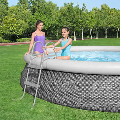 Bestway Flowclear Poolleiter 84 cm für Aufstellpools, grau, 58430