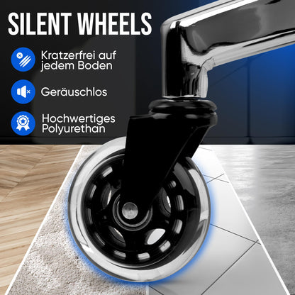 ELITESEATS ergonomischer Bürostuhl Drehstuhl – 150 kg belastbar