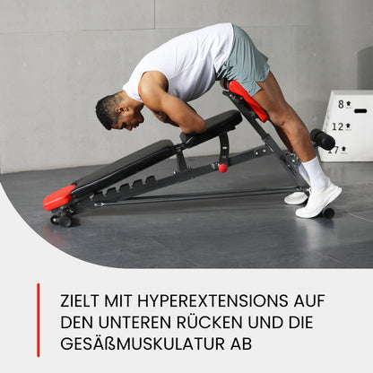 Finer Form FID Hantelbank multifunktional für Ganzkörpertraining