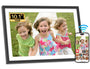 WONNIE Frameo Digitaler Bilderrahmen 10,1 Zoll WLAN mit Touchscreen