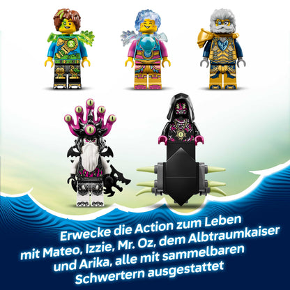 LEGO DREAMZzz Tigerhai-Fahrzeug 71515 2-in-1 Bauspielzeug