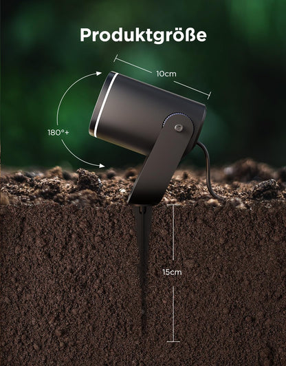 Govee Outdoor LED Strahler IP67 RGBWIC Gartenbeleuchtung - 2er Pack
