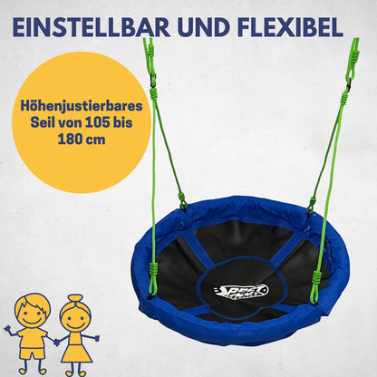 Best Sporting Nestschaukel Ø 100 cm, höhenverstellbar, bis 150 kg
