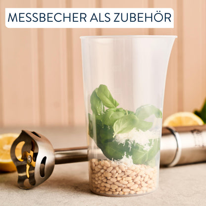 Tefal Jamie Oliver Stabmixer HB95JD10 mit 800 ml Mixbecher