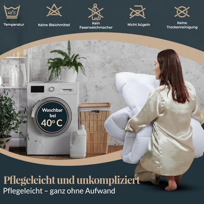 GMTextiles Topper 160x200cm - 5cm Hoher Schlafkomfort