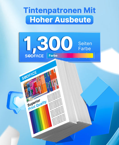 SODFACE 203A Toner Set 4er-Pack kompatibel für HP Color LaserJet Pro