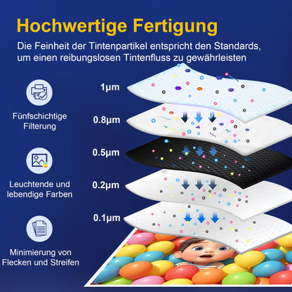 ColorKing 540XL 541XL Druckerpatronen kompatibel für Canon Pixma