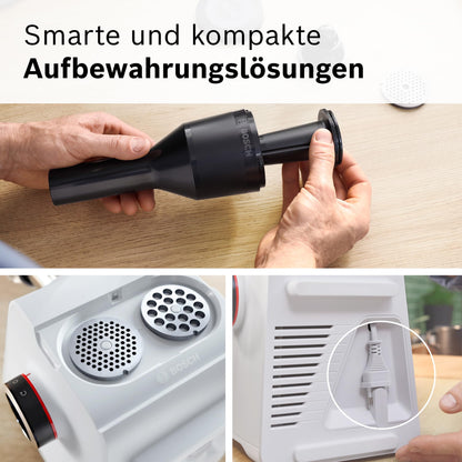 Bosch MultiPower Serie 6 Fleischwolf MFWS607W - Weiss
