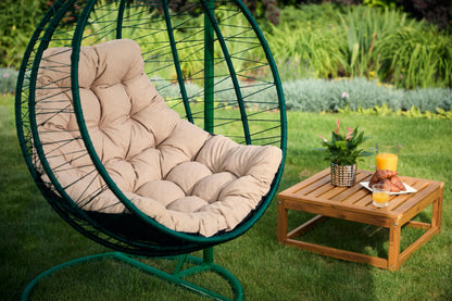 Bjird Hängesessel Kissen, Sitzauflage für Polyrattan & Rattan, Beige