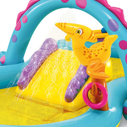 Intex 57135NP Dinoland Play Center, aufblasbarer Pool mit Rutsche