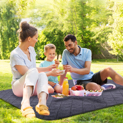 REDCAMP Campingdecke mit Sherpa-Futter, winddicht, 200 x 200 cm