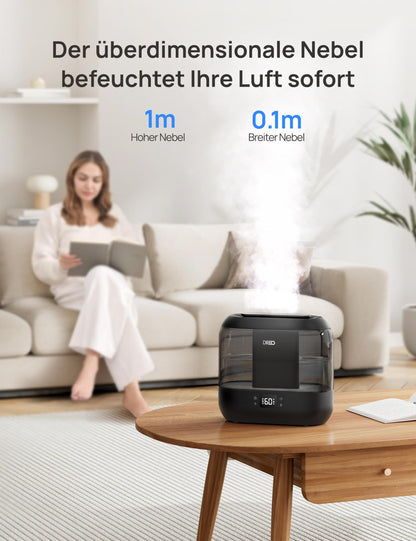 Dreo Smart Luftbefeuchter 4L Ultraschall mit App-Steuerung, schwarz