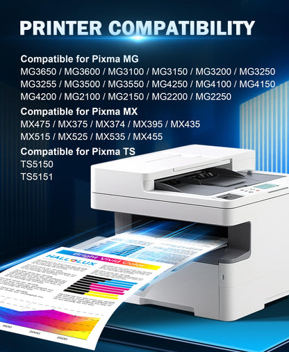HALLOLUX 540XL 541XL Druckerpatronen Multipack für Canon Pixma