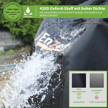 Enzeno Gartenmöbel-Abdeckung wasserdicht 300x250x100 cm 420D Oxford