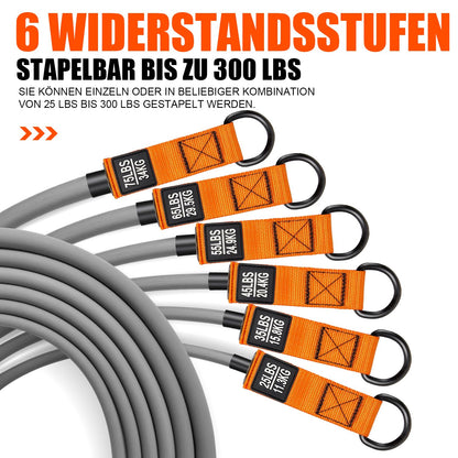 HPYGN Widerstandsbänder Set 300lbs - Expander Tubes