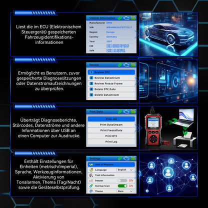 KONNWEI KW330 OBD2 Diagnosegerät für alle OBDII-Fahrzeuge