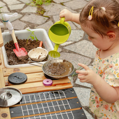 Gaint Bean Matschküche Kinder Outdoor Holz Spüle – Naturholz