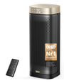 DREO Heizlüfter Solaris Slim H2, 2000W Keramik, Thermostat, Gold