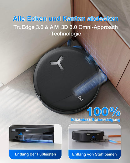 ECOVACS DEEBOT T80S Omni Saugroboter mit Wischfunktion, Schwarz