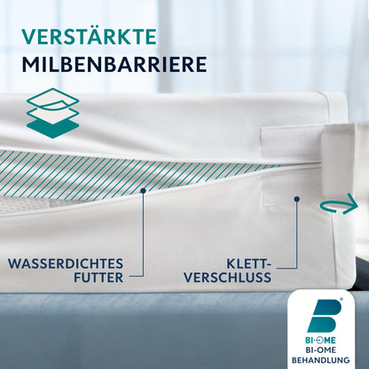 Dreamzie Matratzenbezug 160x200 cm wasserdicht mit Reissverschluss