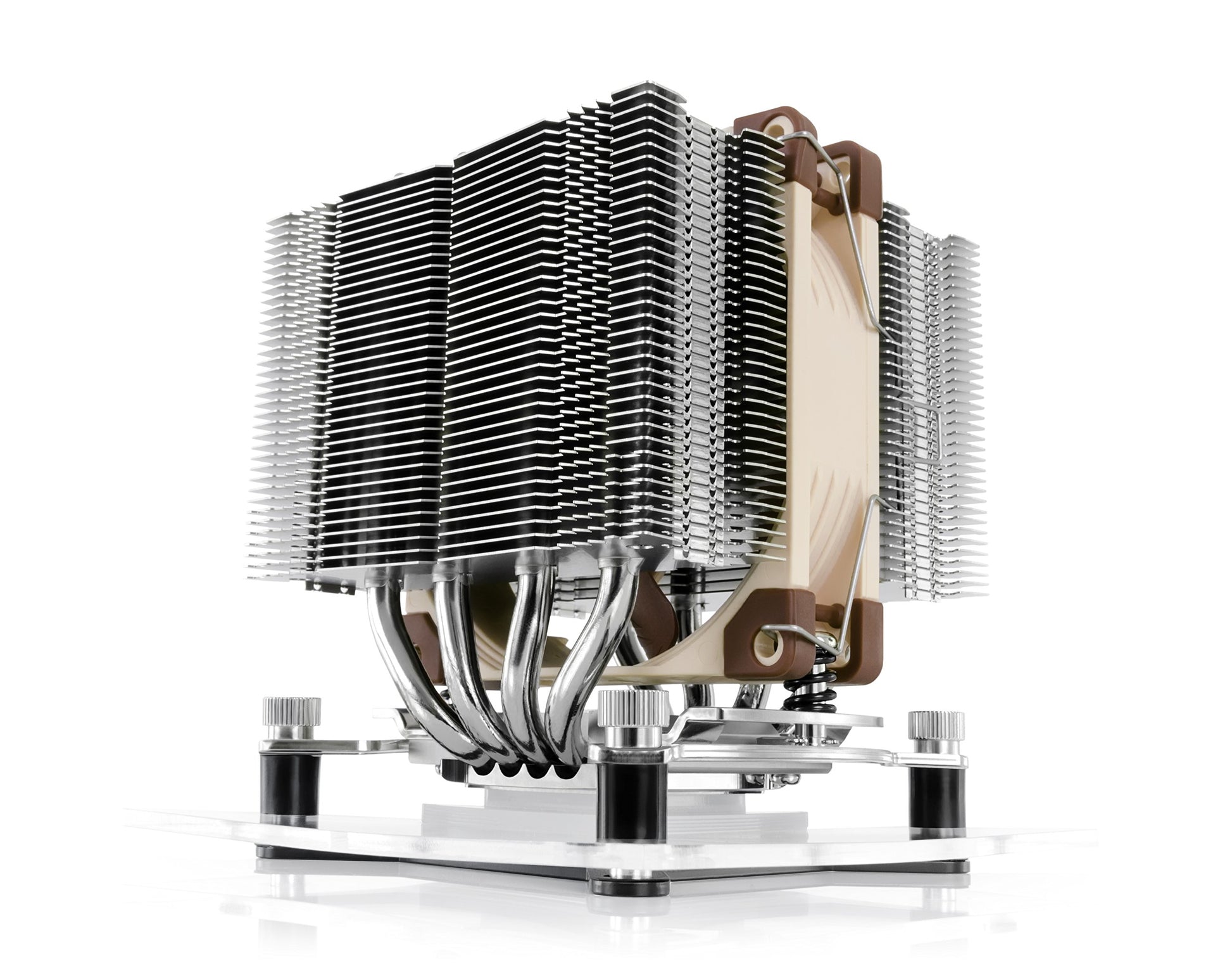 Noctua NH-D9L CPU Kühler – NF-A9 92mm Lüfter Braun. Brauner 92mm Lüfter auf Dual-Tower-Kühlkörper zur CPU-Kühlung.