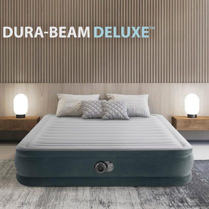 Intex Queen Comfort-Plush Luftbett mit Fiber-Tech, 152 x 203 cm