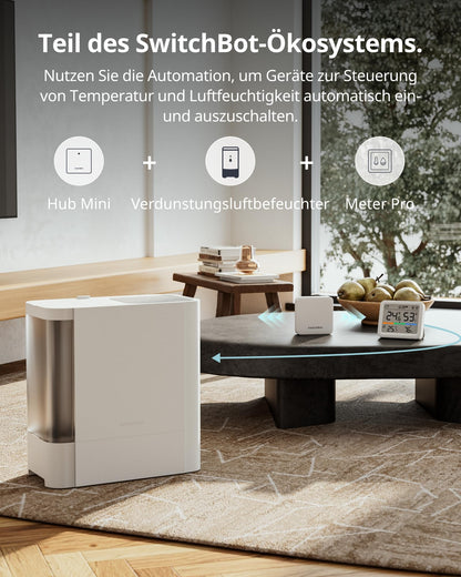 SwitchBot Meter Pro WLAN-Wetterstation mit Aussensensor und Hub Mini