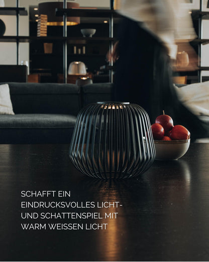 LUUK Studio SOLIS Solarlaterne, dimmbar, IP65, schwarz