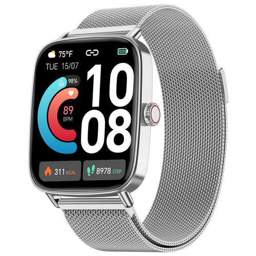 AEAC Smartwatch mit Telefonfunktion, 1,85-Zoll-HD, IP68 wasserdicht, HD-Touchscreen