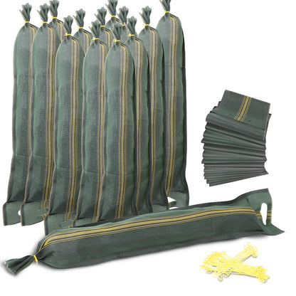 TK THERMALKING Silosandsäcke ungefüllt – 50 Stk. (25x100cm): Robuste, leere, schwarze Säcke zur Beschwerung von Silofolien.