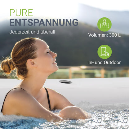 Juskys Aufblasbare Eistonne M – Outdoor Eisbad für Erwachsene